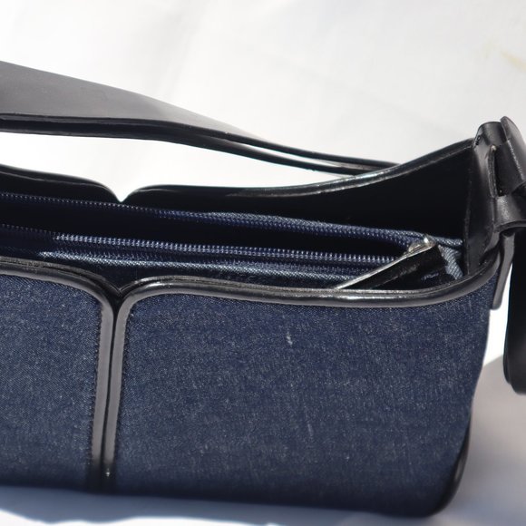 Vintage Navy shoulder bag - Picture 2 of 3